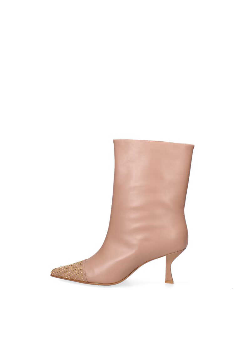 Marc Ellis Botine din piele Aurelia - Roz pal