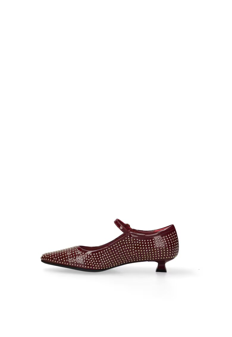 Marc Ellis Pantofi Mary Jane din piele - Visiniu