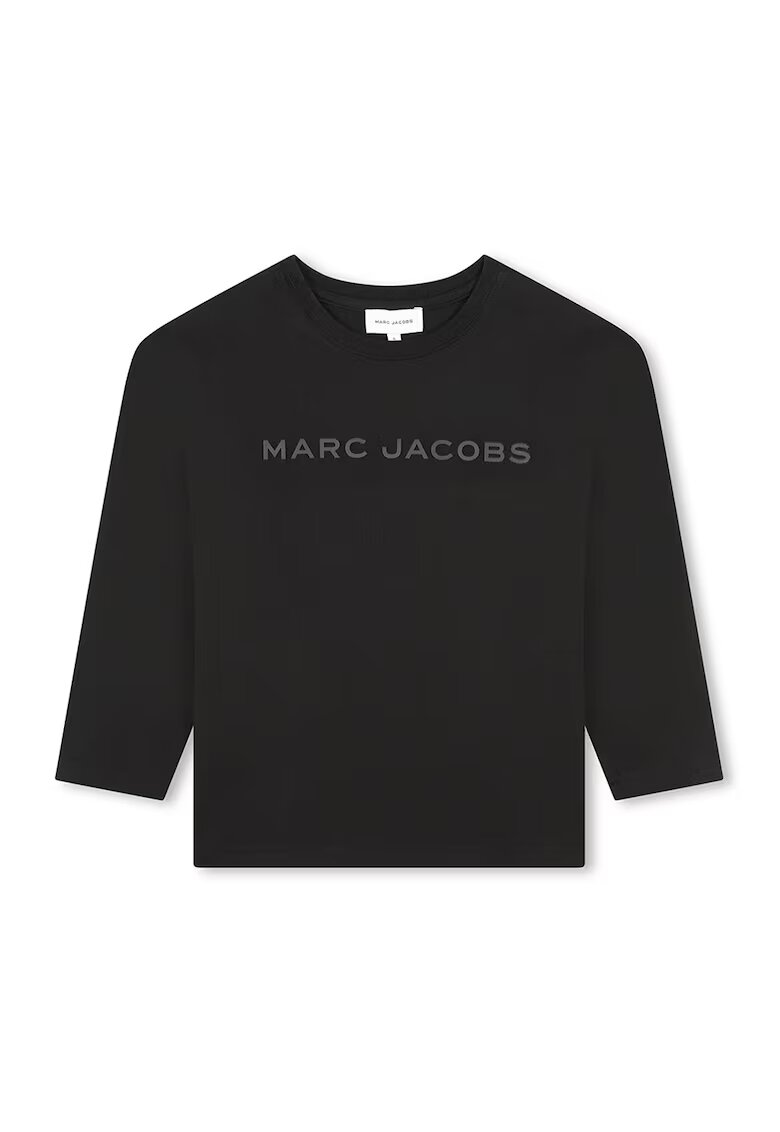 MARC JACOBS Bluza de bumbac cu logo - Negru