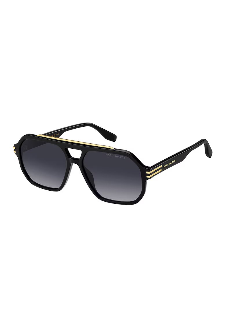 MARC JACOBS Ochelari de soare cu lentile in degrade - Auriu/Negru