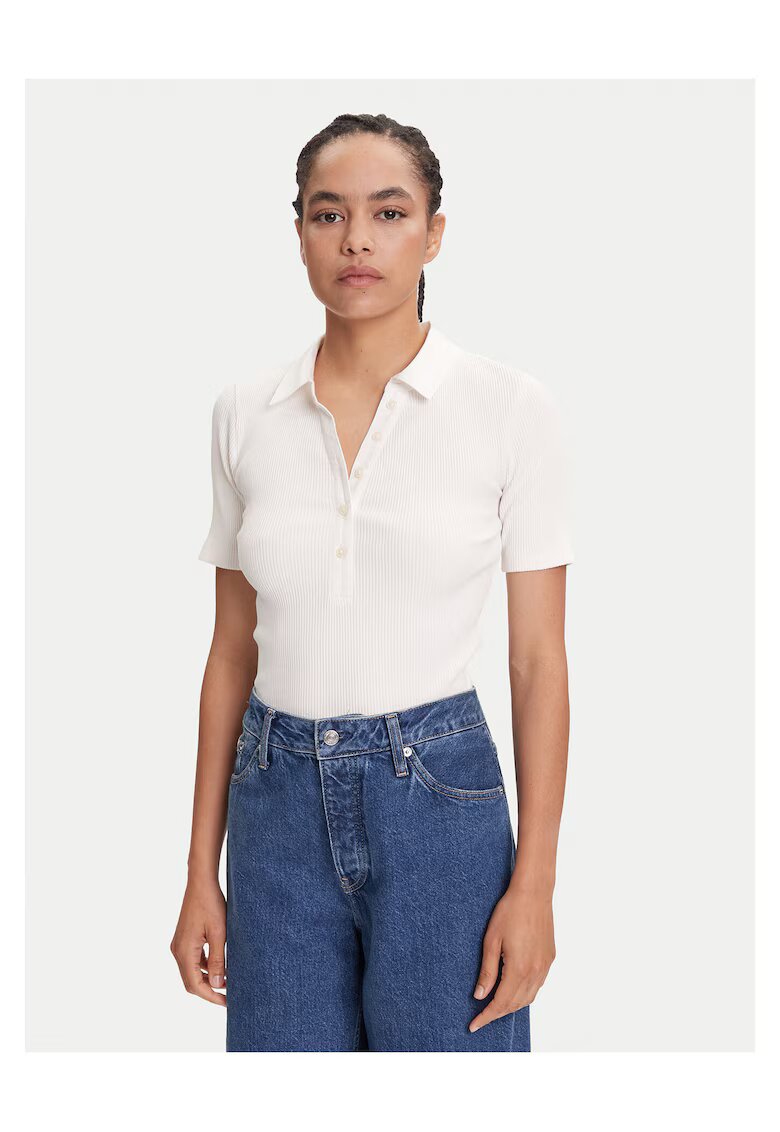 Marc O'Polo Tricou polo dama - Ecru