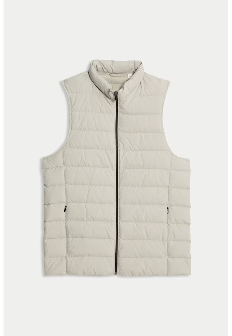 Marks  Spencer Vesta matlasata cu buzunare cu fermoar - Alb