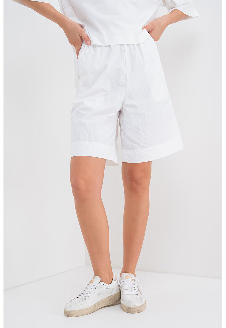Max&Co. Pantaloni scurti cu talie medie - Alb