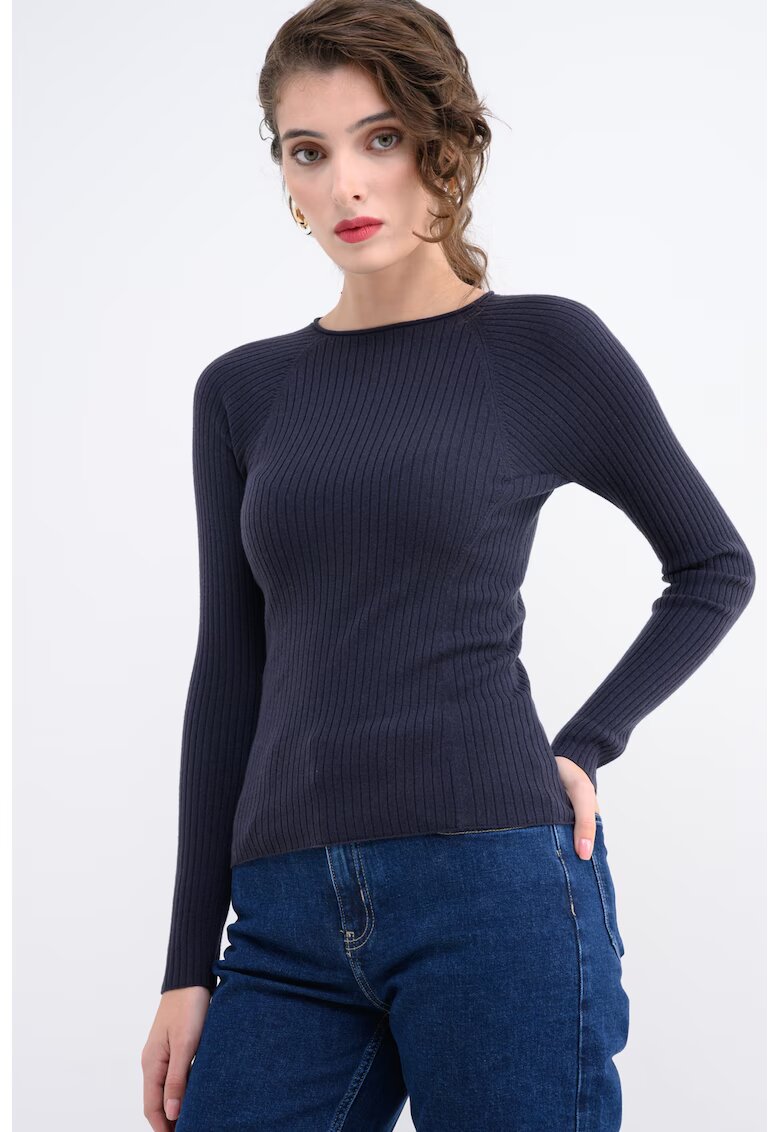 Max&Co. Pulover slim fit de lana Osanna - Bleumarin