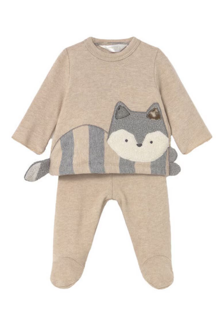 Mayoral Compleu pentru copii bluza si pantaloni - bej