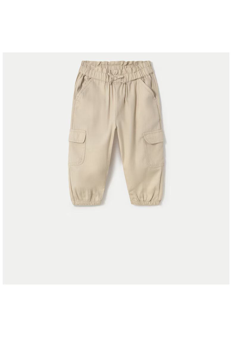 Mayoral Pantaloni copii - bumbac si lyocell - 48679 - Bej