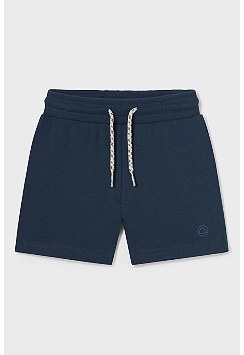 Mayoral Pantaloni scurti din amestec de bumbac cu snur - Bleumarin
