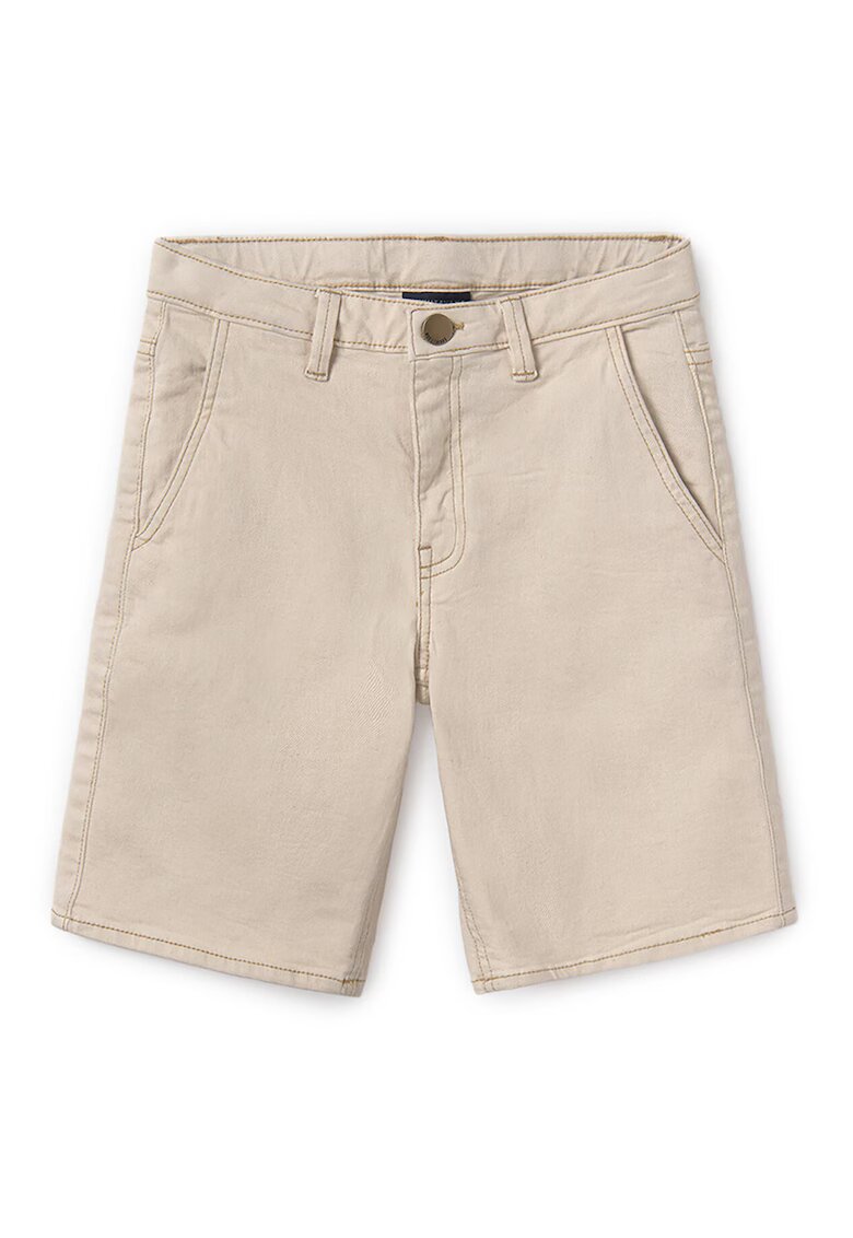 Mayoral Pantaloni scurti din denim baieti 6206 - Bumbac - Bej - Bej