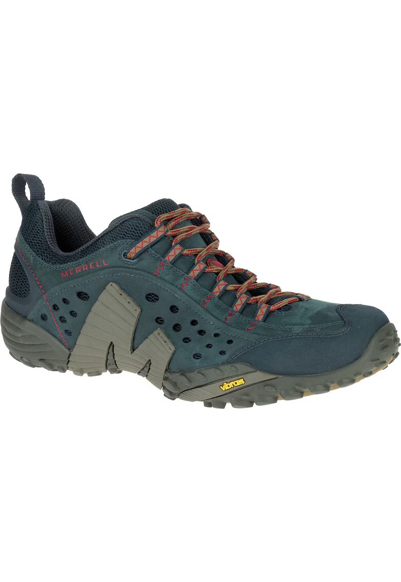 Merrell Ghete trekking barbati Intercept J559593 - Piele nabuc - Bleumarin - Bleumarin