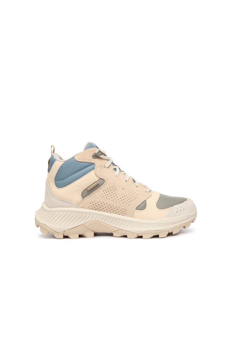 Merrell Ghete trekking dama Talc Tempo Sol Mid - piele naturala - bej