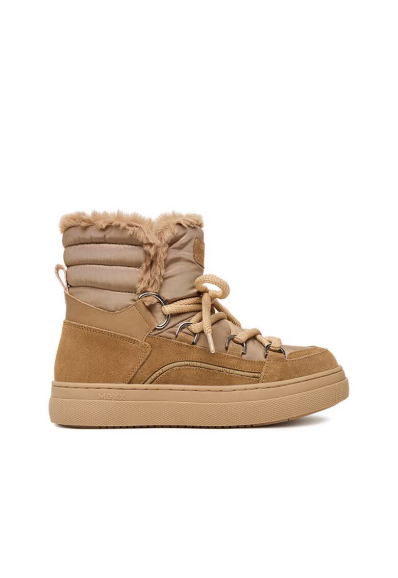 Mexx Ghete de iarna - piele naturala - maro camel
