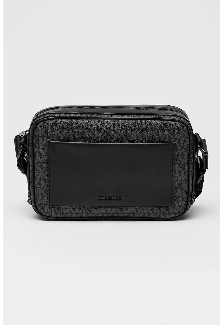 Michael Kors Geanta crossbody cu monograma Maeve - Negru/Gri inchis