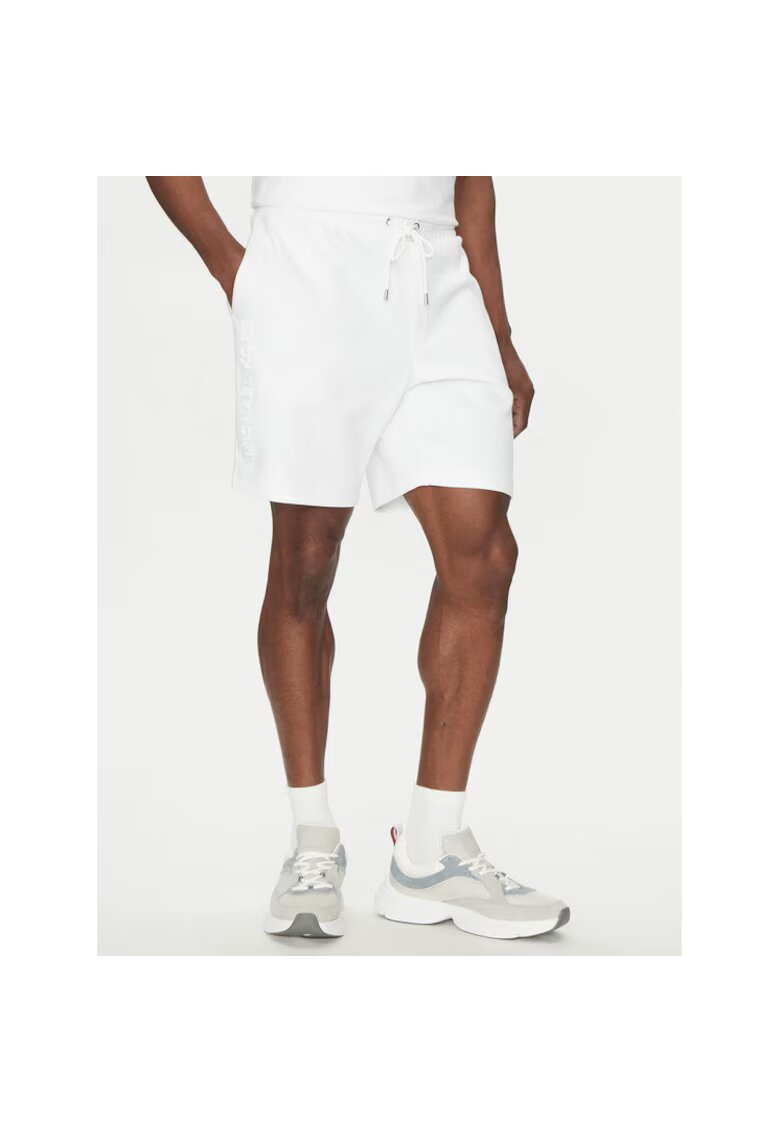 Michael Kors Pantaloni sport barbati alb - material respirabil