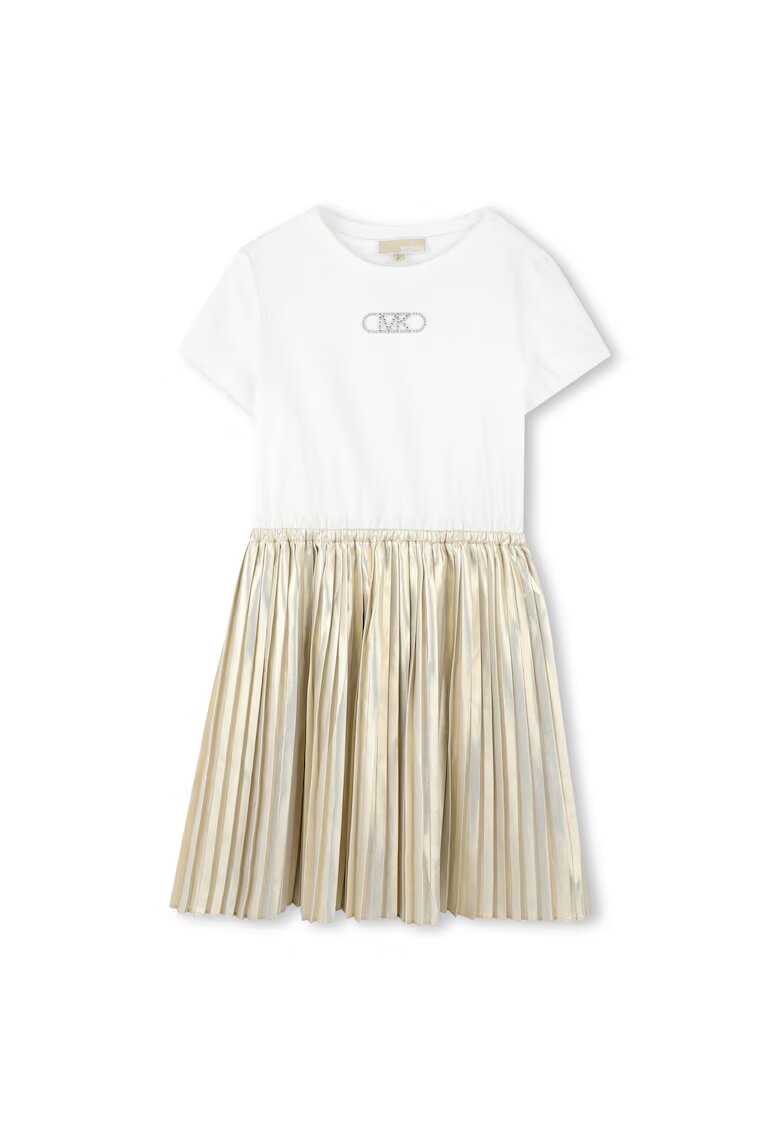 Michael Kors Rochie casual fete auriu - alb