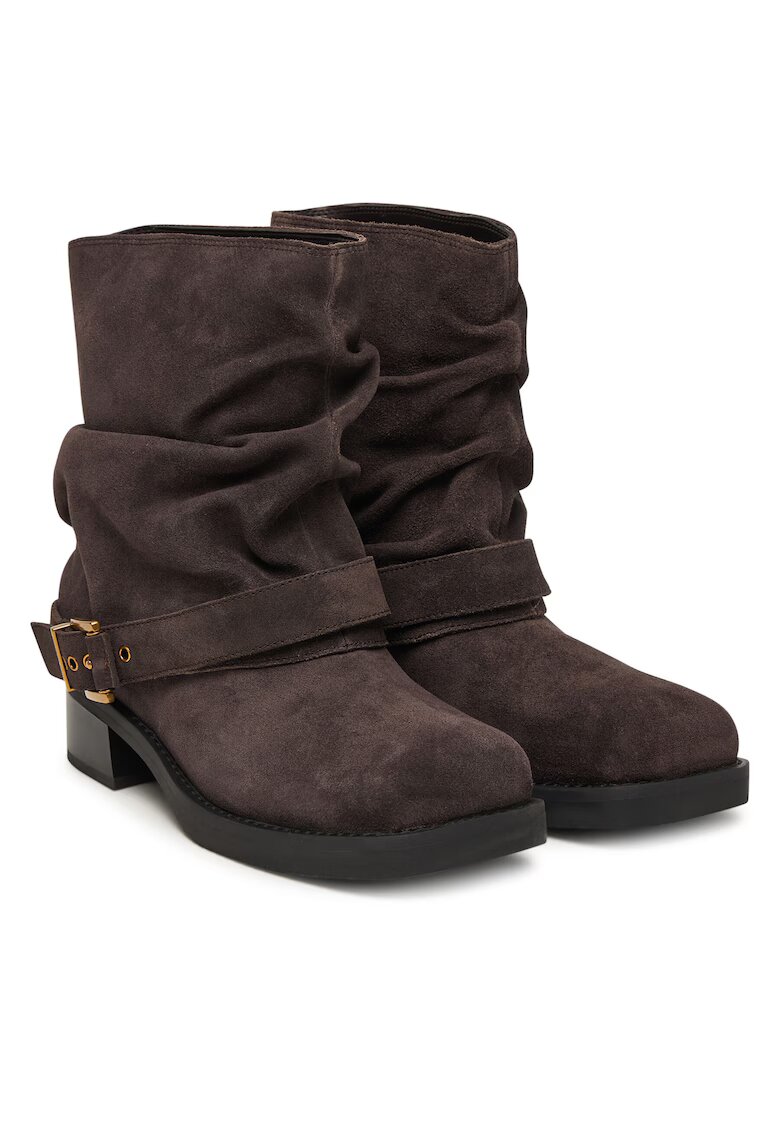 MICHAEL Michael Kors Botine dama 40F5COFE5S - Piele naturala - Maro