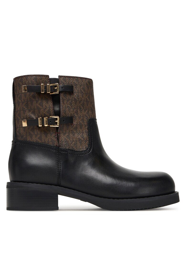 MICHAEL Michael Kors Botine dama Piele naturala - Negru/Maro