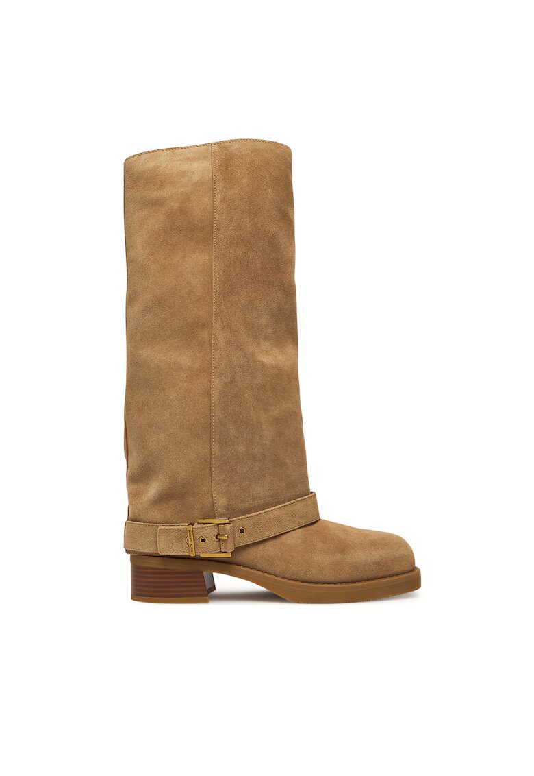MICHAEL Michael Kors Cizme dama 40F5COFB5S - piele naturala - maro