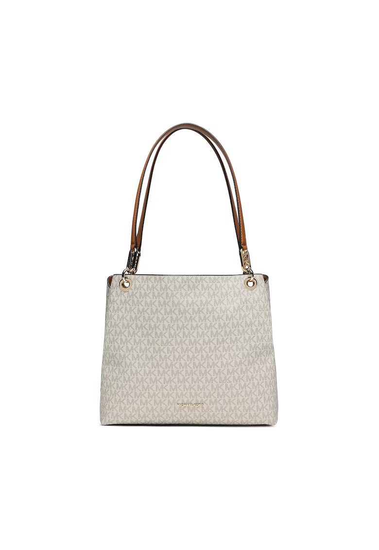 MICHAEL Michael Kors Geanta dama Kensington - ecologica - vanilie/acrn - 30x45cm