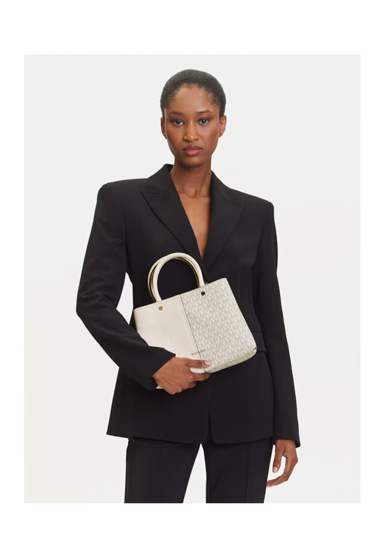 MICHAEL Michael Kors Geanta dama Van/Cream - ecologica - 30x45cm