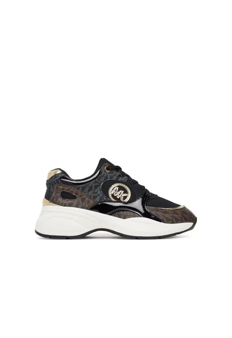 MICHAEL Michael Kors Pantofi copii maro/negru - piele ecologica