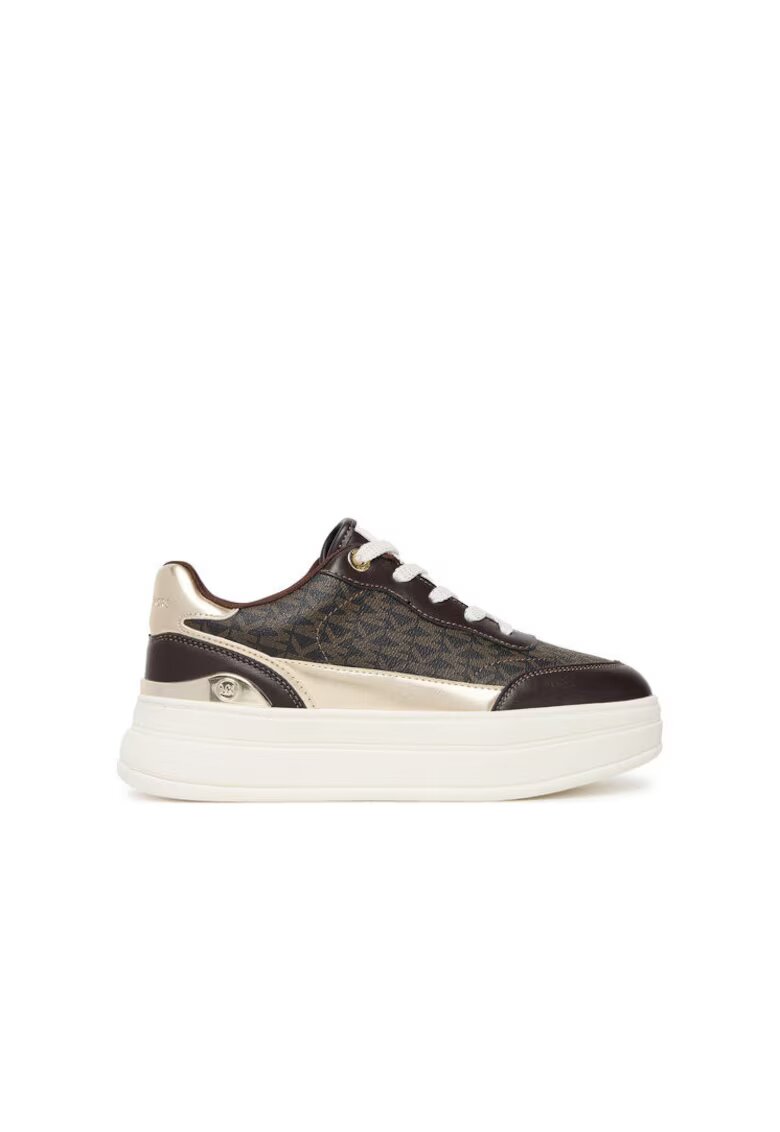 MICHAEL Michael Kors Pantofi sport copii - maro - piele ecologica