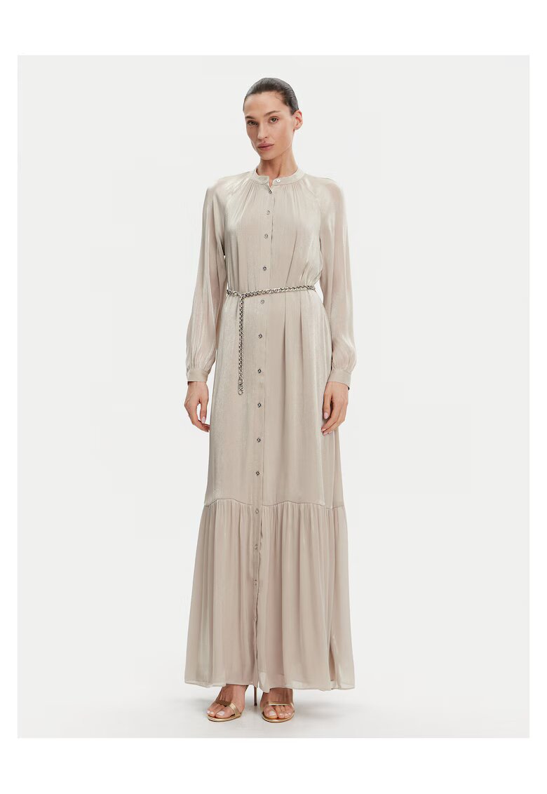 MICHAEL Michael Kors Rochie Camasa dama bej - fabric usor