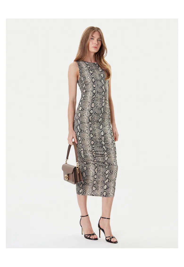 MICHAEL Michael Kors Rochie de cocktail dama gri - din material elegant