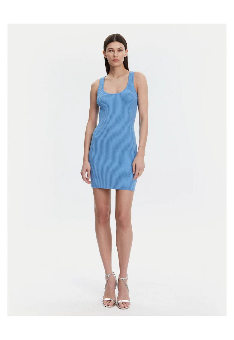 MICHAEL Michael Kors Rochie tricotata de dama albastru - fabricata din material de calitate