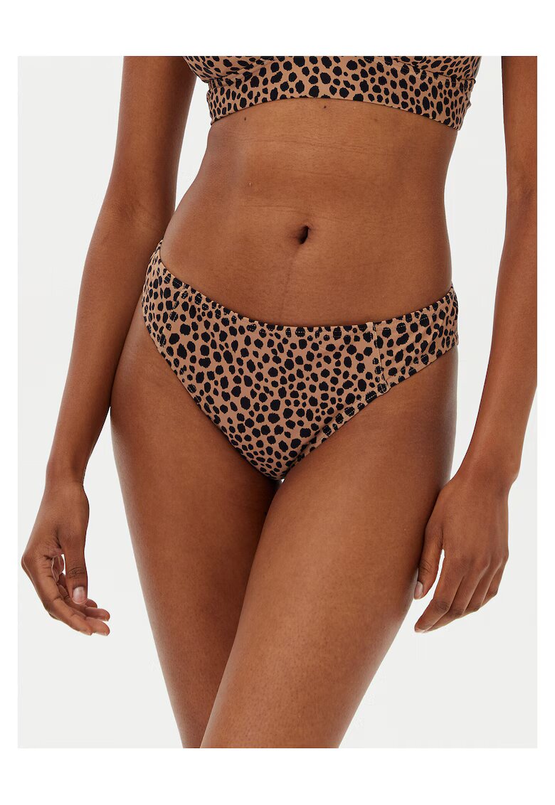 MICHAEL Michael Kors Slip de baie pentru femei negru - bej