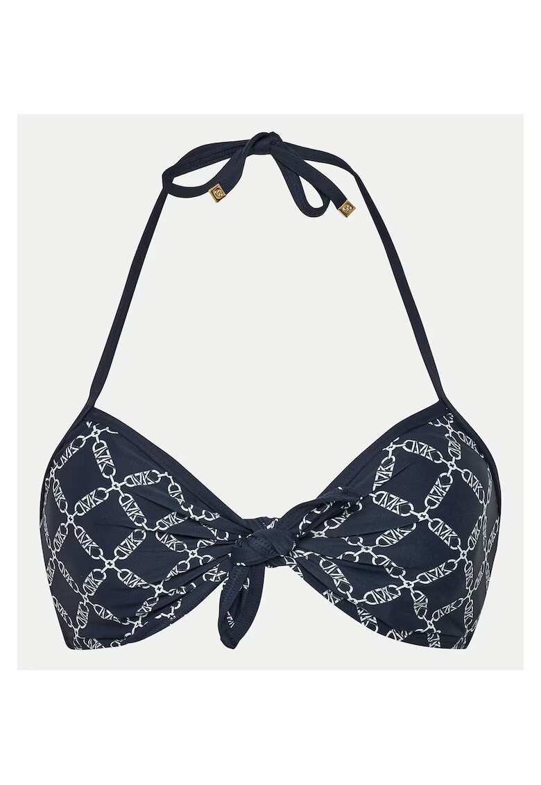 MICHAEL Michael Kors Sutien de bikini dama bleumarin/alb