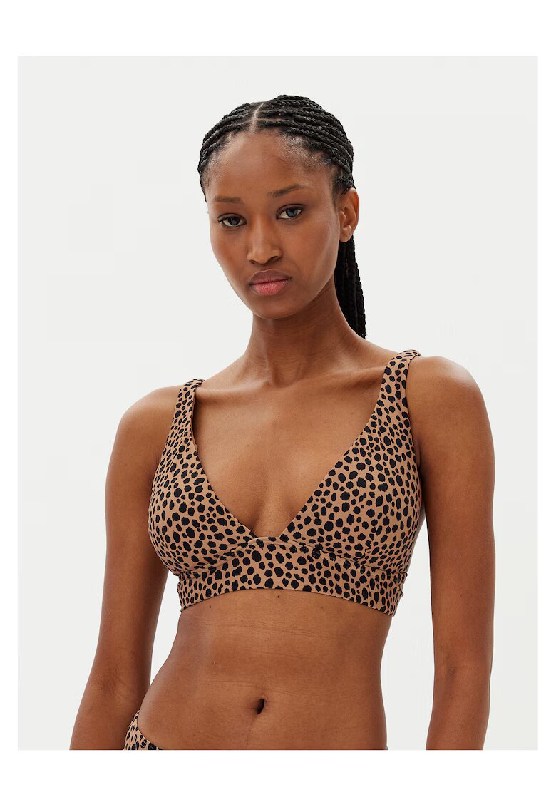 MICHAEL Michael Kors Sutien de bikini dama negru/maro