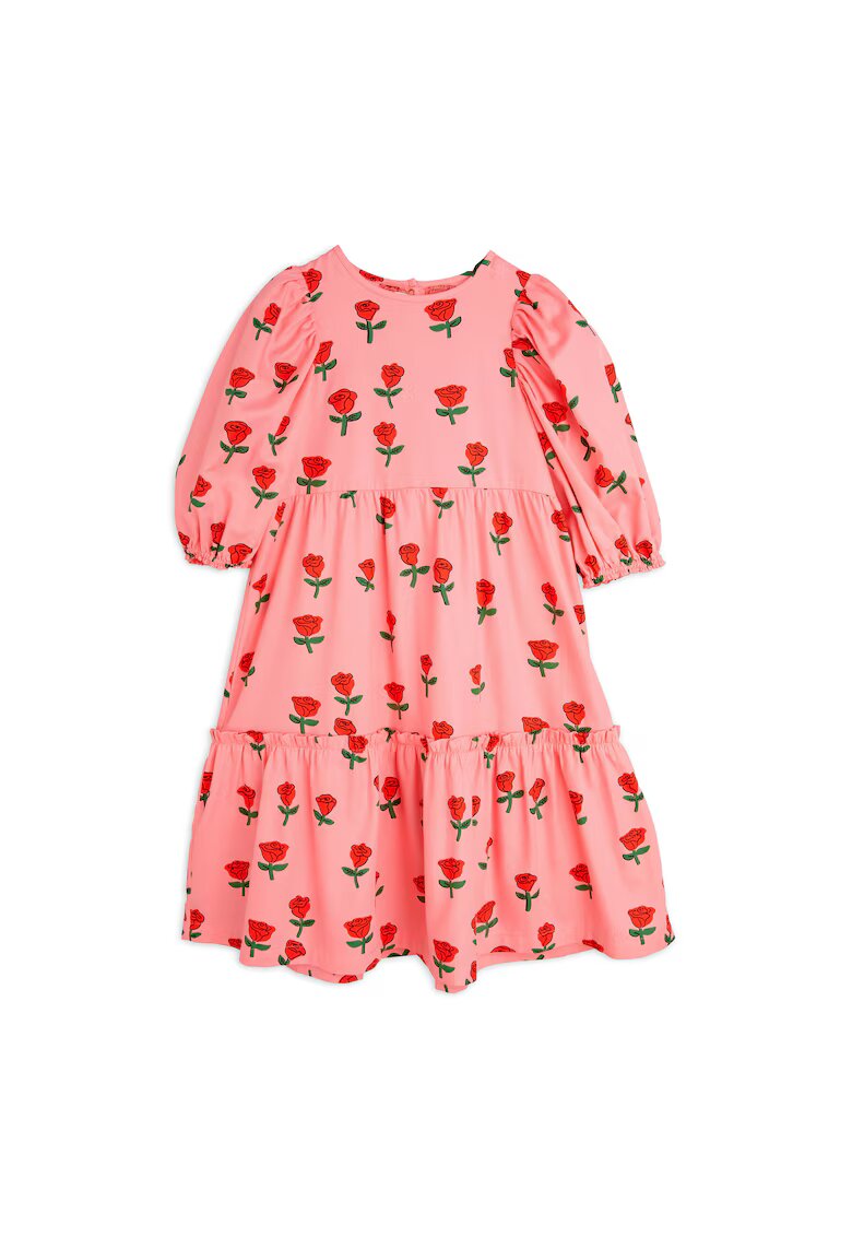 Mini Rodini Rochie fete - Roz - Floral