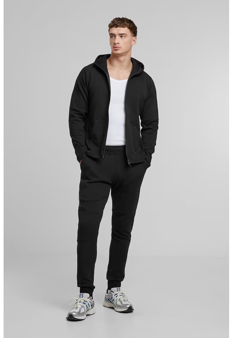 Mister tee Pantaloni de trening slim fit cu talie elastica - Negru