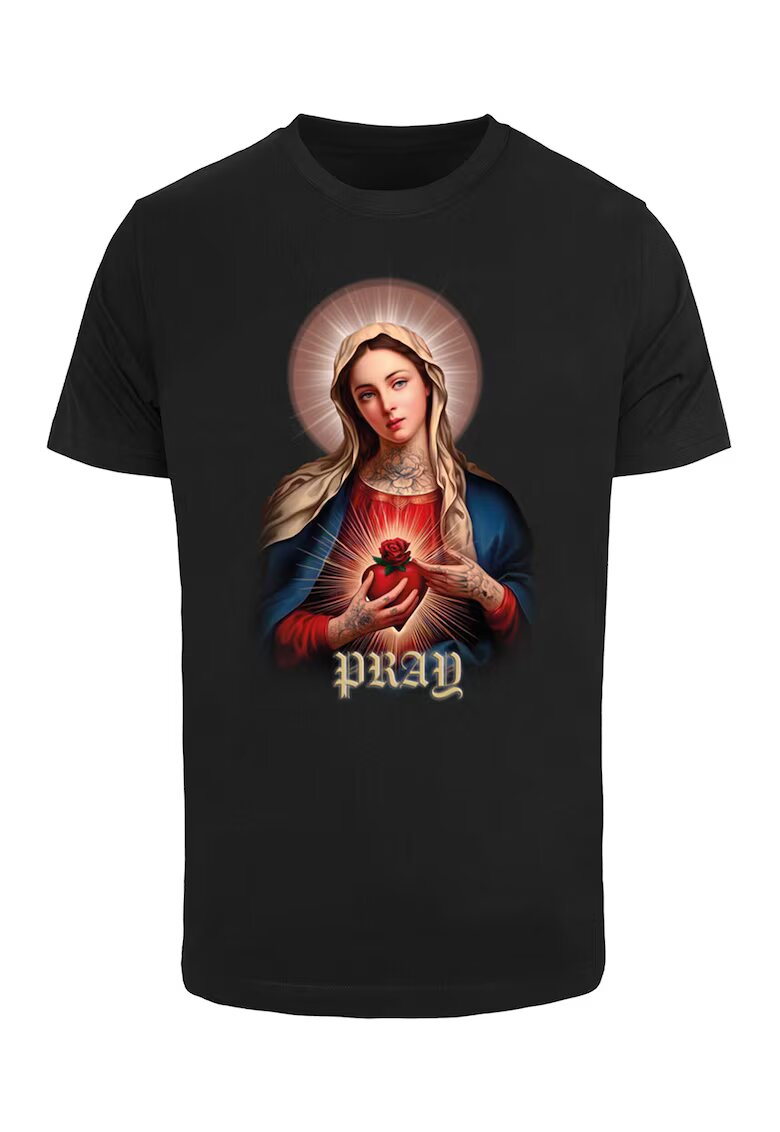 Mister tee Tricou din bumbac cu imprimeu grafic - Negru
