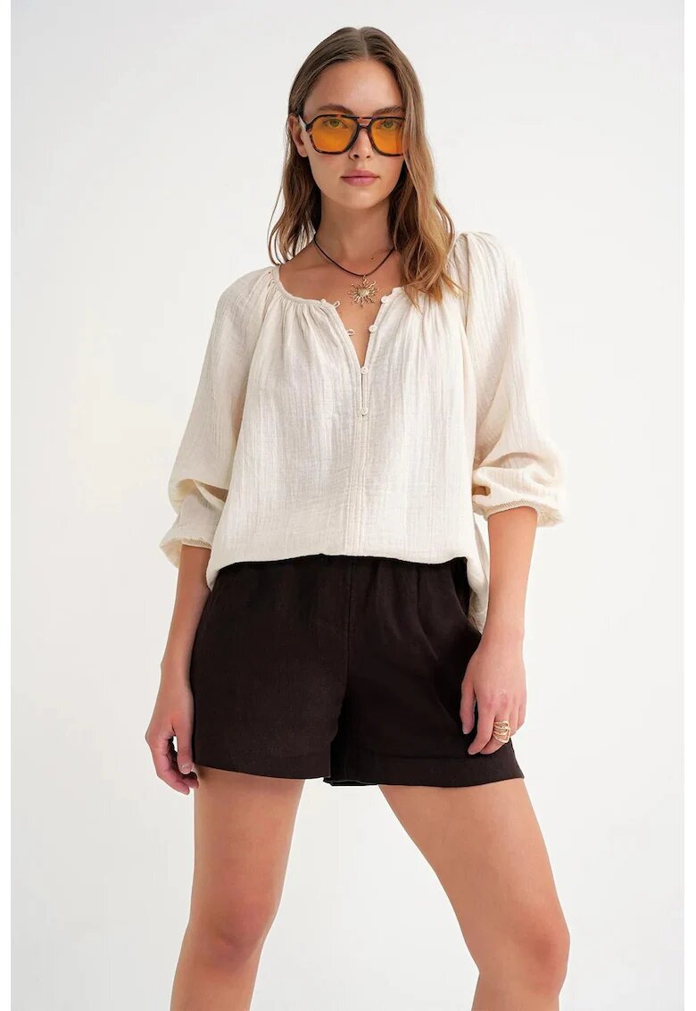 Mixray Bluza dama - muselina - natural - textil