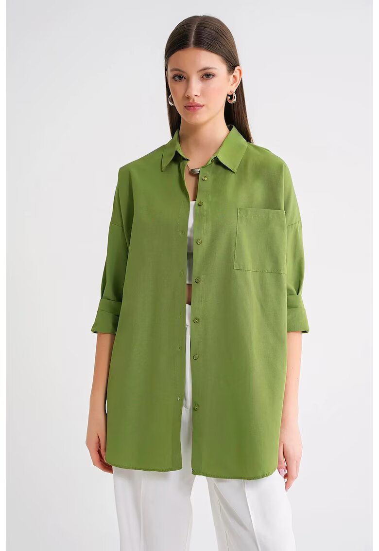Mixray Camasa dama - cu verde textil - Verde lime
