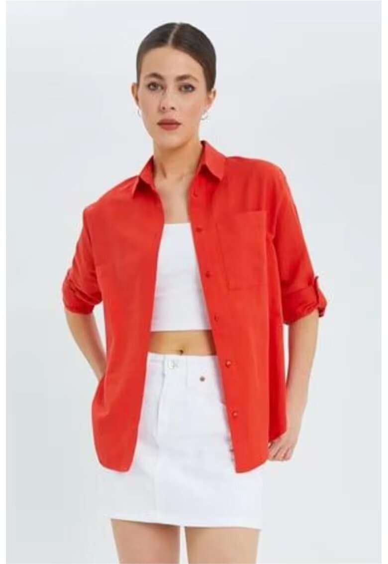Mixray Camasa textil - cu maneca lungadwqfwq