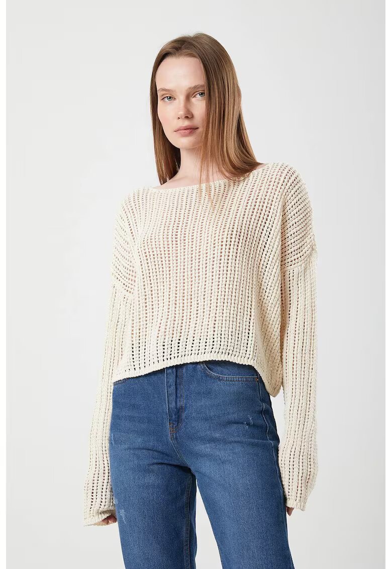 Mixray Pulover dama crem - One Size