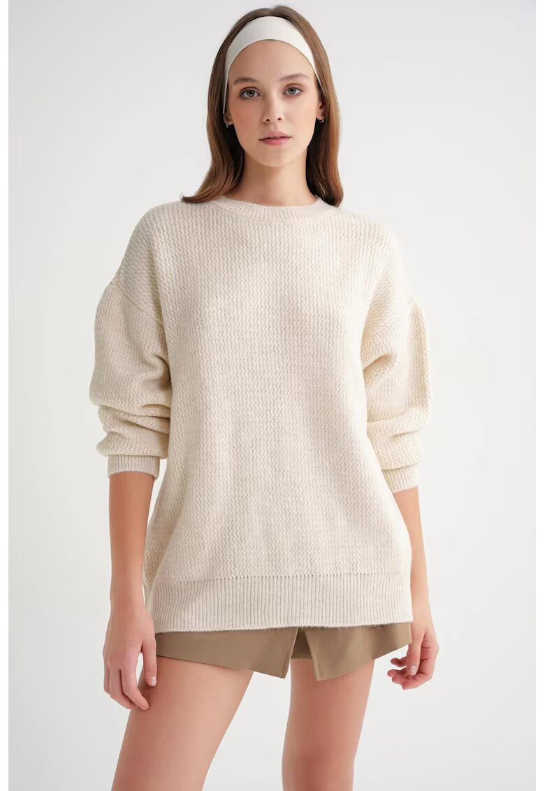 Mixray Pulover dama - Tricot - Alb -