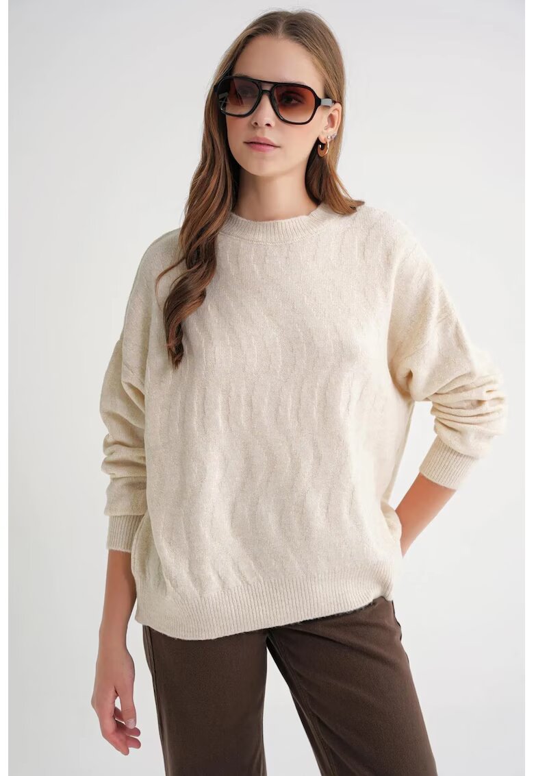 Mixray Pulover dama - Tricot - Alb -