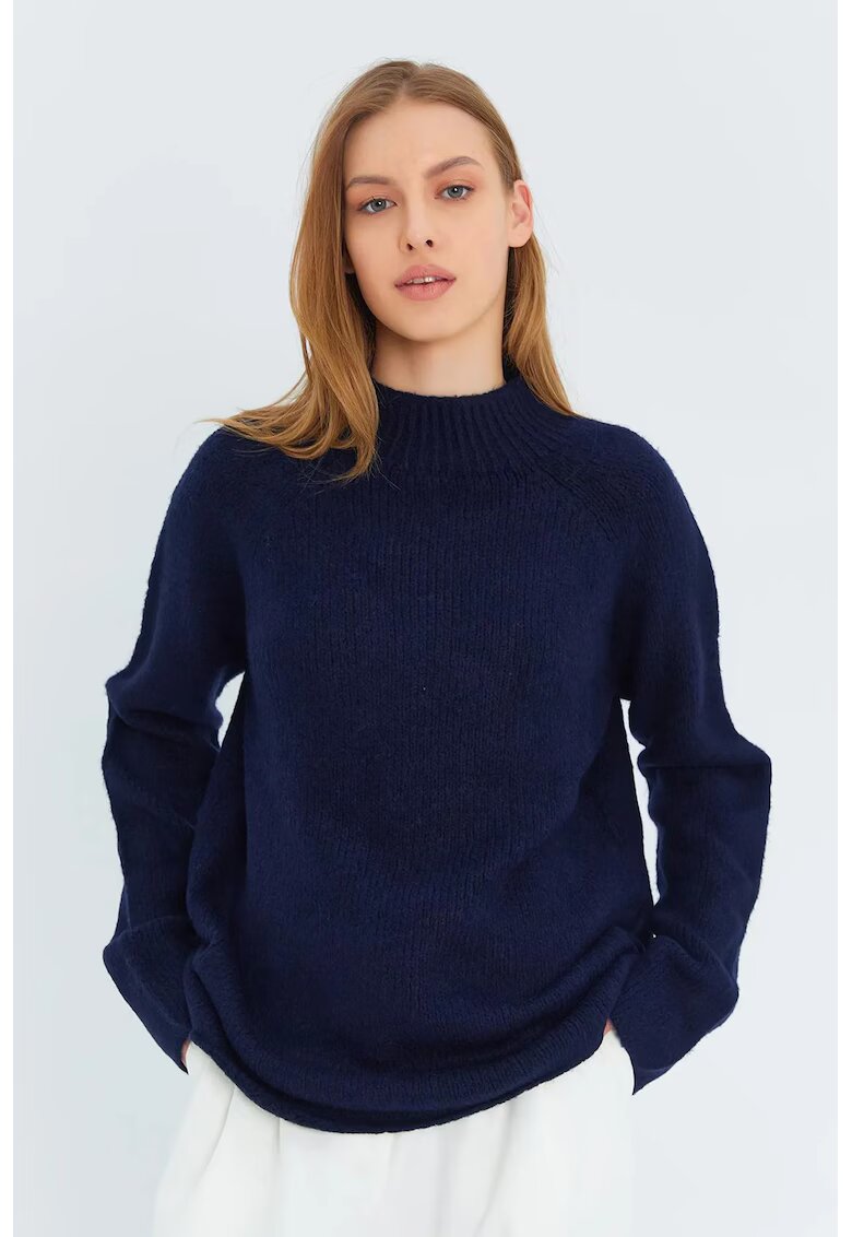 Mixray Pulover dama - Tricot - Albastru marin -