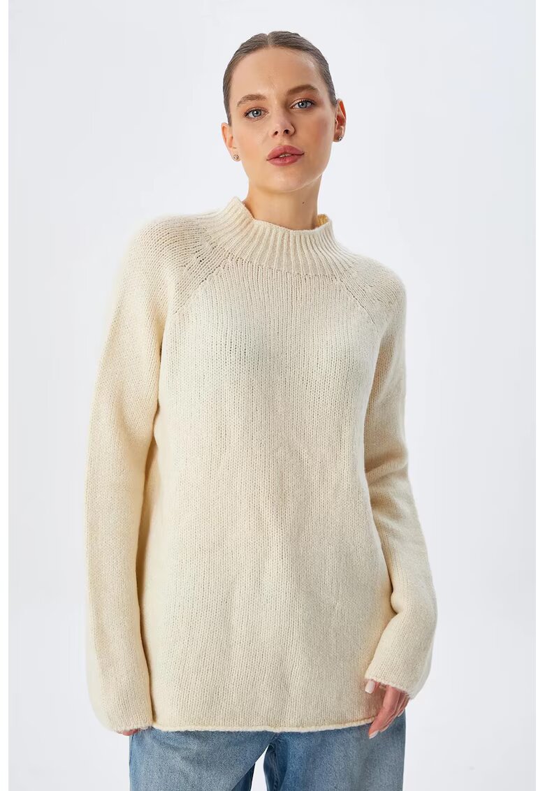 Mixray Pulover dama - Tricot - Crem -