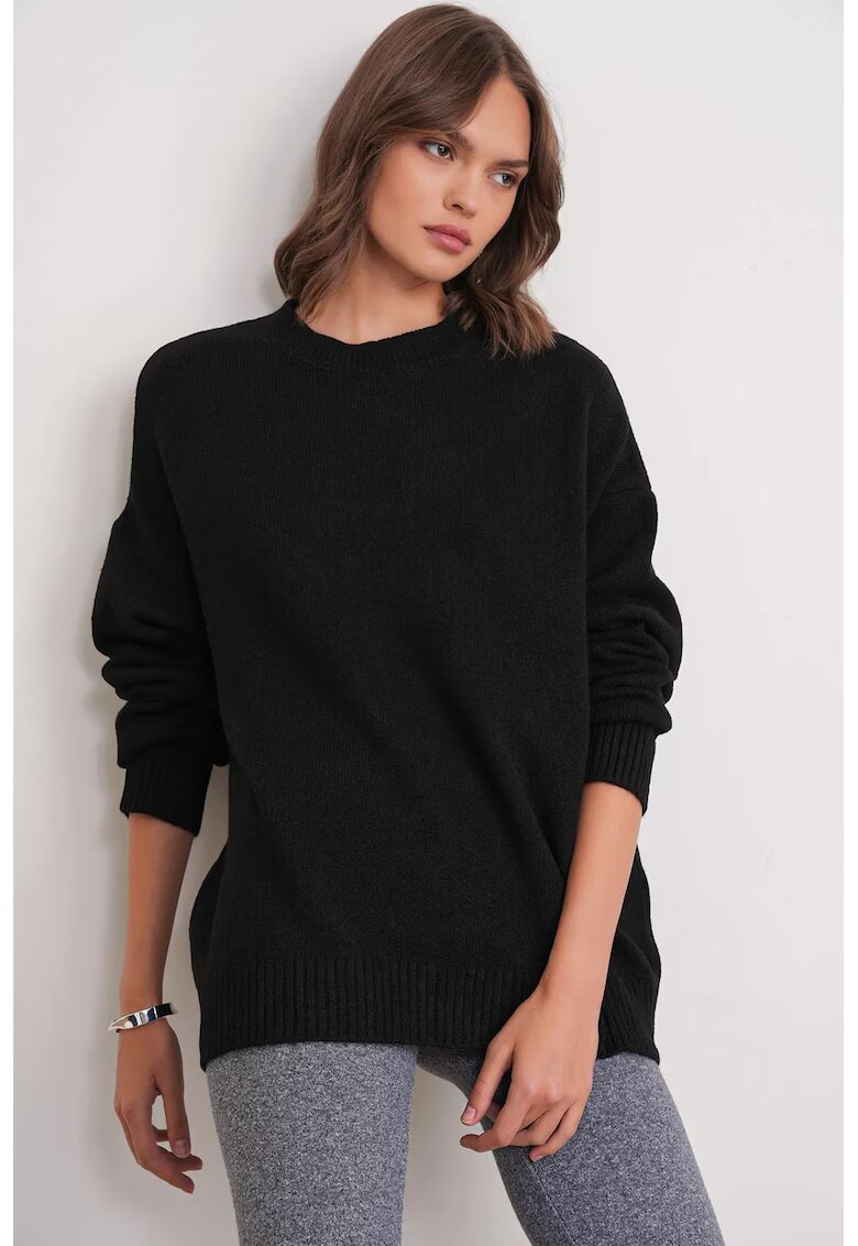 Mixray Pulover tricotat supradimensionat HiCCUP - negru - tricot -