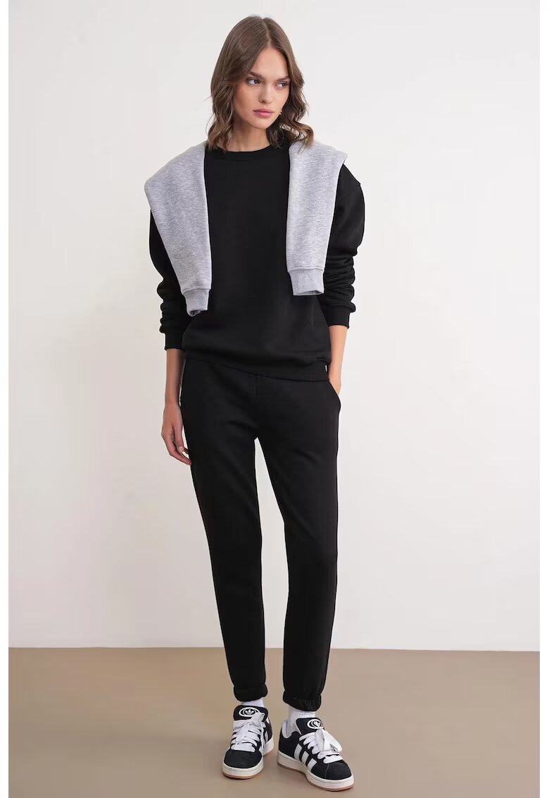 Mixray Set din doua piese - Sweatshirt si Jogger - Negru -