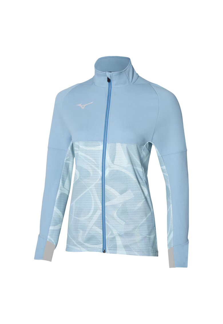 Mizuno Jacheta alergare dama Editie Limitata Paris Athlete Hybrid - Albastru
