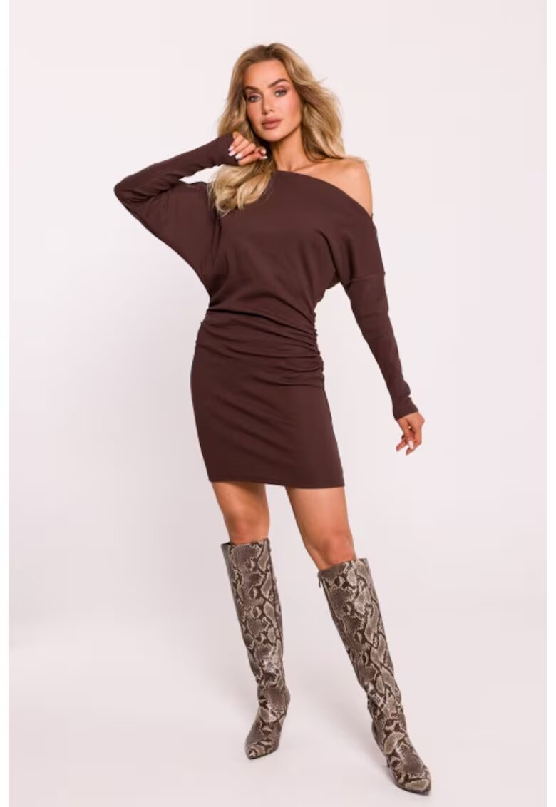MOE Rochie mini cu maneca lunga M818 -
