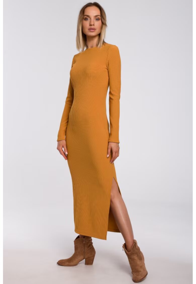 MOE Rochie \ Poliester / Elastan - Galben