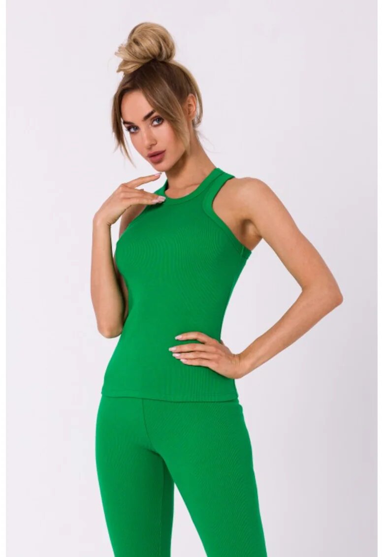MOE Top din tricotaj - - Verde