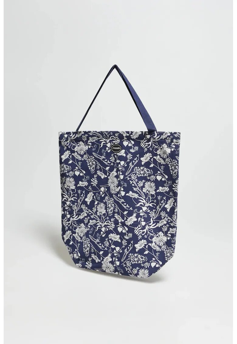 MOODO Geanta shopper - albastru - cu model