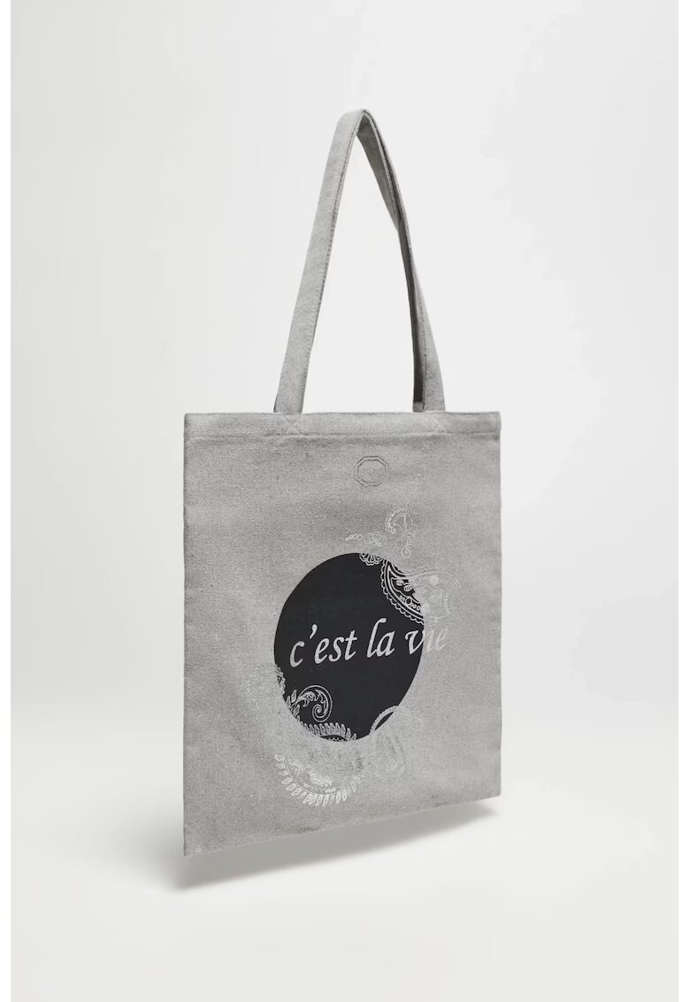 MOODO Geanta shopper - gri - cu model